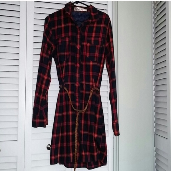 Flannel Dress - Picture 1 of 5